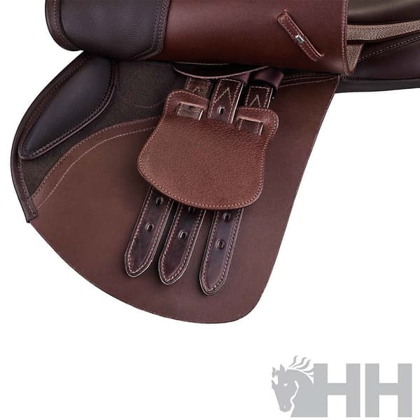 Hispano Hipica Hoppe Engelsk Sadel Arena Pony Brun 16´´