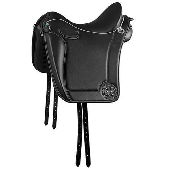 Ludomar Portugisisk Sadel Flexible Bifaldon W Sort 18´´