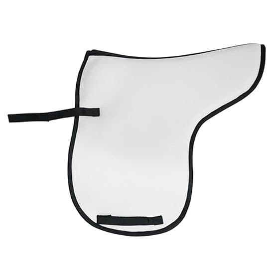Lexhis Halvpad Engelsk Sadel Sadelunderlägg För Dressyr Pvc Vit