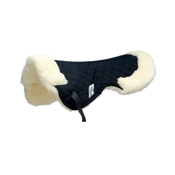 Hispano Hipica Aito Fleece Half Pad Musta Full