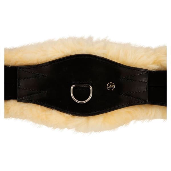 Br Fårskinnsomkret Lincoln Beige,Svart 50 cm