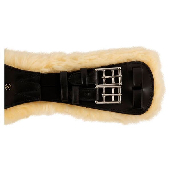Br Fårskinnsomkret Lincoln Beige,Svart 50 cm