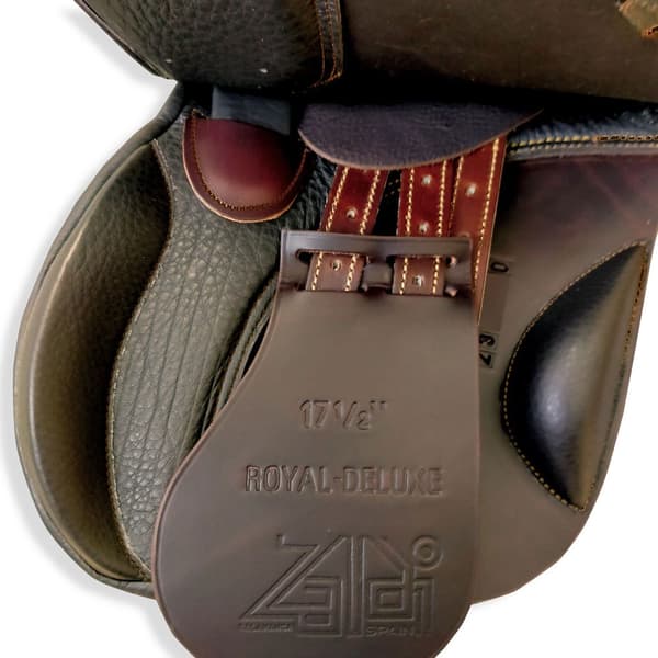 Zaldi Allmän Sadel Royal Deluxe Brun 16.5´´