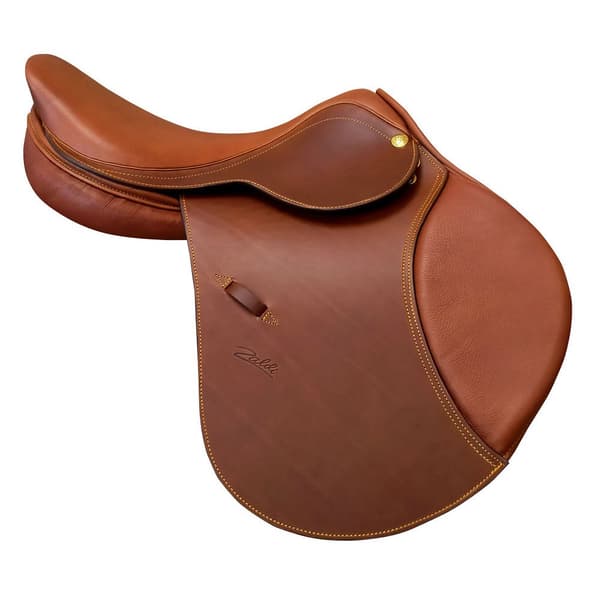 Zaldi Jump Sadel Star Brun 17´´
