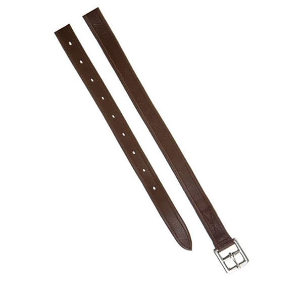 Sefton Engelske Stigbøjler Læder Leather Covered Nylon Brun 25 x 145 cm