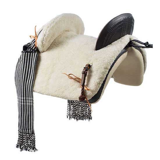 Lexhis Blandet Komplet Western Sadel Galleo Beige