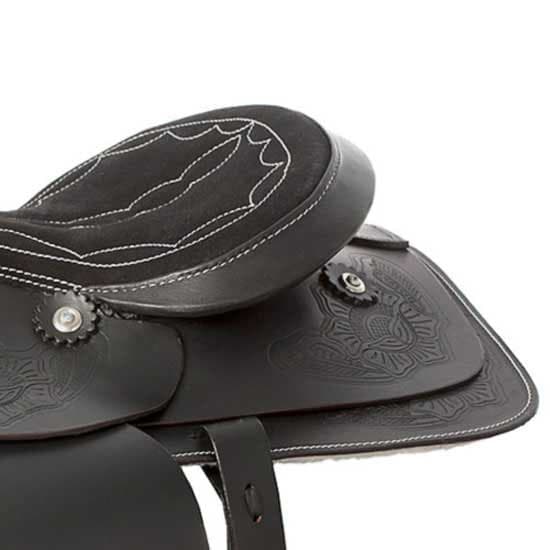 Hispano Hipica Western Sadel Augusta Brun 12´´