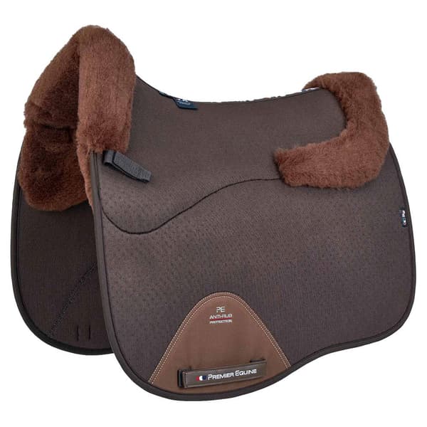 Premier Equine Cc Air-tech Shockproof Merino Wool Dressage Sadelpude  Full