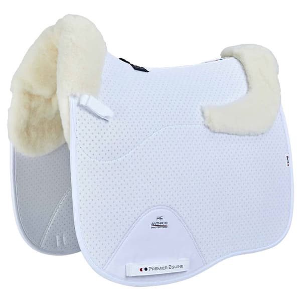 Premier Equine Cc Air-tech Shockproof Merino Wool Dressage Sadelpude  Full