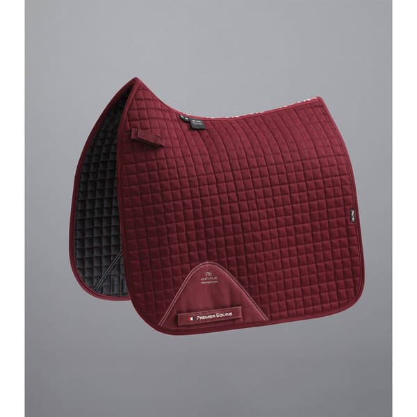 Premier Equine Cc Plain Cotton Dressage Square Sadelgjord  Full