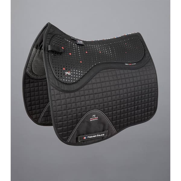 Premier Equine Cc Tech Grip Pro Anti Slip Dressage Square Sadelpude  Full
