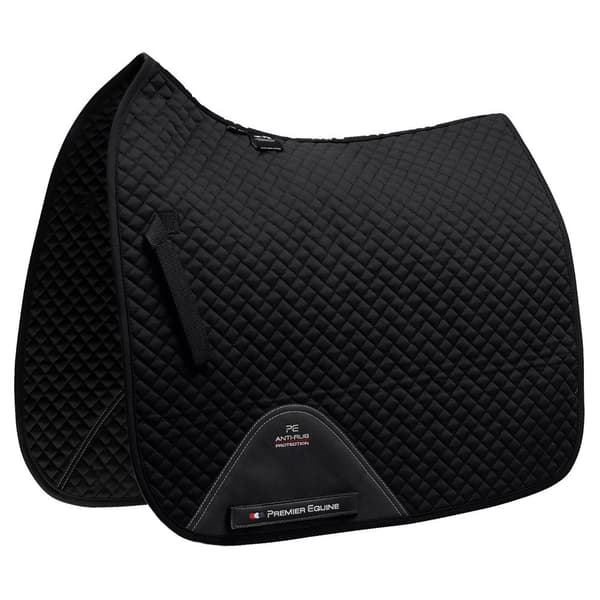 Premier Equine Pony Plain Cotton Dressage Square Sadelgjord  Pony