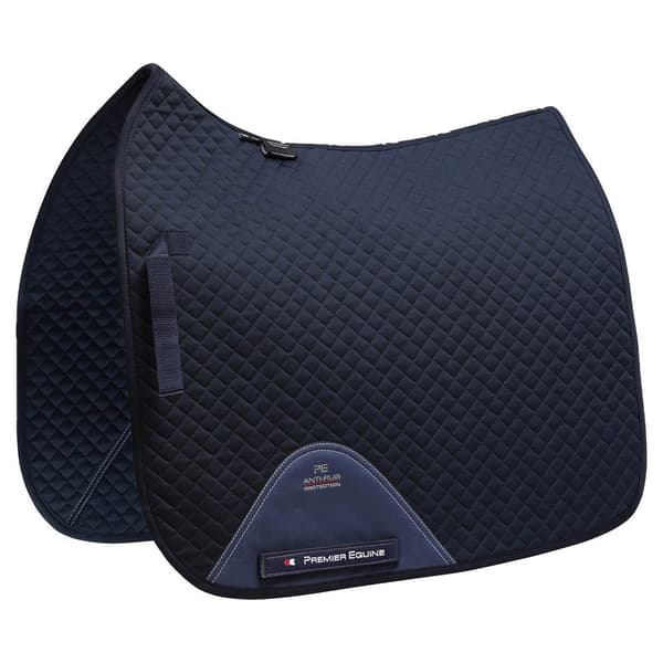 Premier Equine Pony Plain Cotton Dressage Square Sadelgjord  Pony