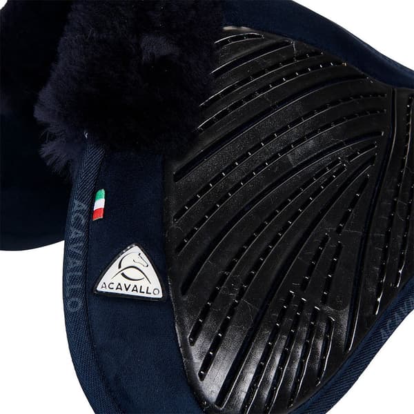 Acavallo Mf-s Jccs-s Cw-cs Gel Grip Ruskindsskåret Lammeskindssadelpude