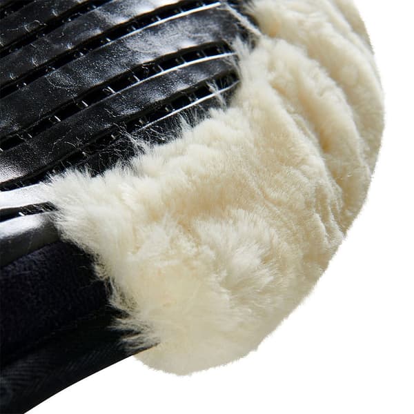 Acavallo Mf-s Jccs-s Cw-cs Gel Grip Ruskind Skåret Ud Kunstfårskind Sadelunderlag