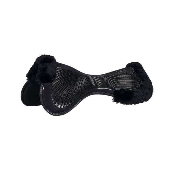 Acavallo Mf-s Jccs-s Cw-cs Gel Grip Mokkanahkainen Leikattu Lampaannahkainen Satulapehmuste
