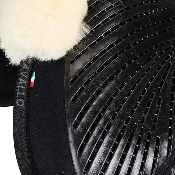 Acavallo Mf-s Jccs-s Cw-cs Gel Grip Ruskindsskåret Lammeskindssadelpude