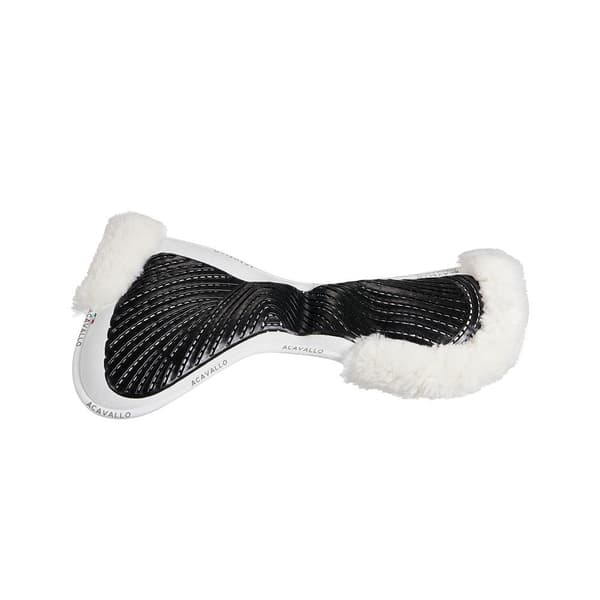 Acavallo Mf-s Jccs-s Cw-cs Gel Grip Mokkanahkainen Leikattu Lampaannahkainen Satulapehmuste