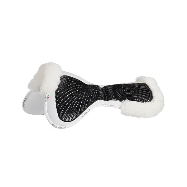 Acavallo Mf-s Jccs-s Cw-cs Gel Grip Mokkanahkainen Leikattu Lampaannahkainen Satulapehmuste