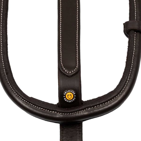 Equestro Contrast Stitching Martingal  Pony