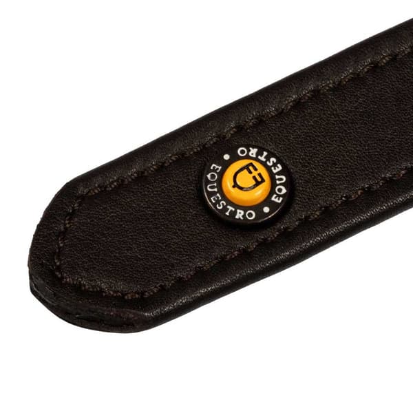 Equestro Double Curved Buckle Læderremme  145 cm