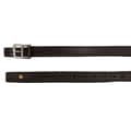 Miniatyrbillede 1 af 5: Equestro Double Curved Buckle Læderremme  145 cm
