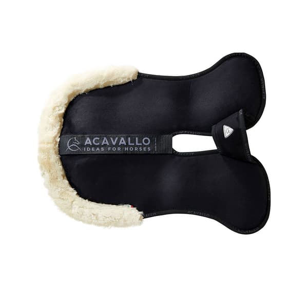 Acavallo Piuma-fs Wfs-fs Ruskind Foran Og Bag Stigrør Sadelpude