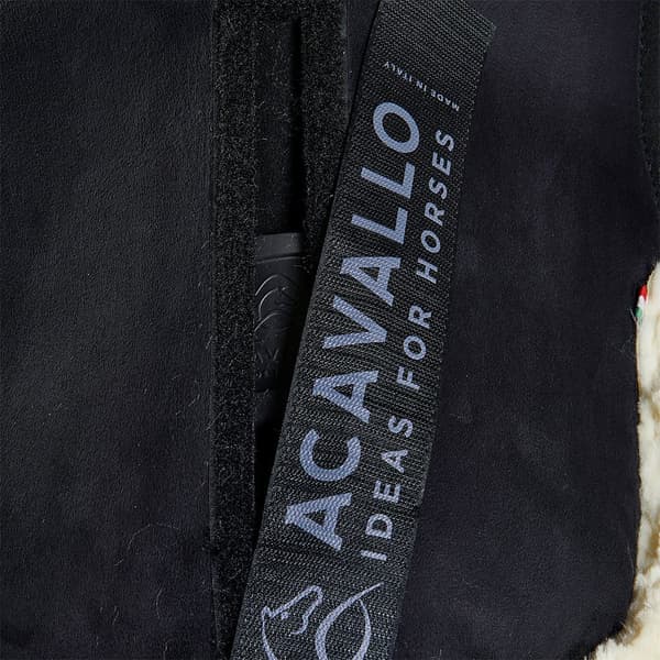 Acavallo Piuma-fs Wfs-fs Ruskind Foran Og Bag Stigrør Sadelpude