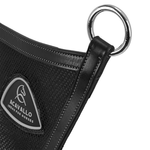 Acavallo Bib Mesh Insert Martingaali Musta Full