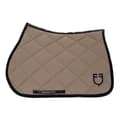 Miniatyrbillede 2 af 5: Equestro Black Line Edition Logo Springsadelpude Beige Full
