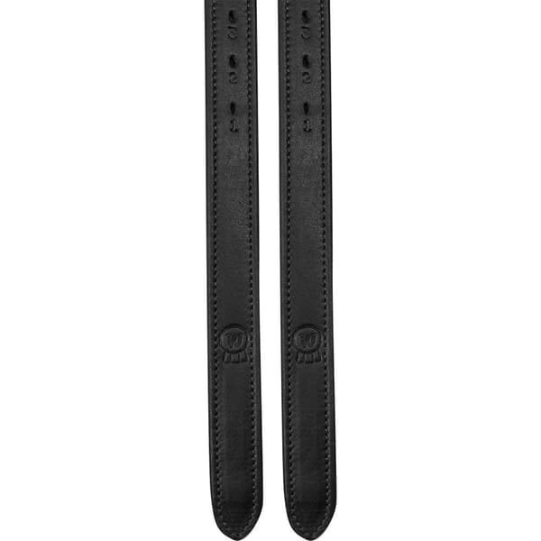 Waldhausen Stigbøjle Læder Premium 25 Mm Sort 140 cm