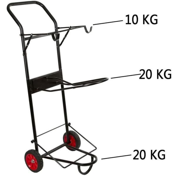 Kerbl 321000 Metal Caddy Sadelställ Svart