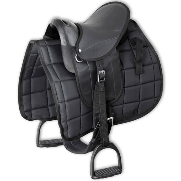 91179 Sadelset ponny 10'' svart