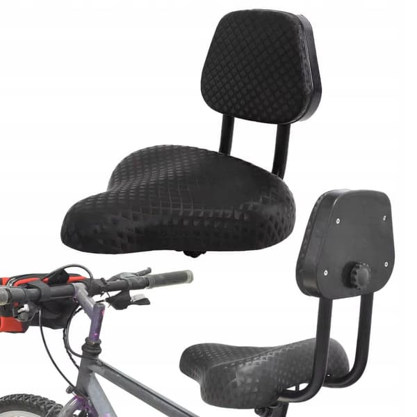 Polkupyörän satula selkänojalla Mukava ergonominen vedenpitävä satula
