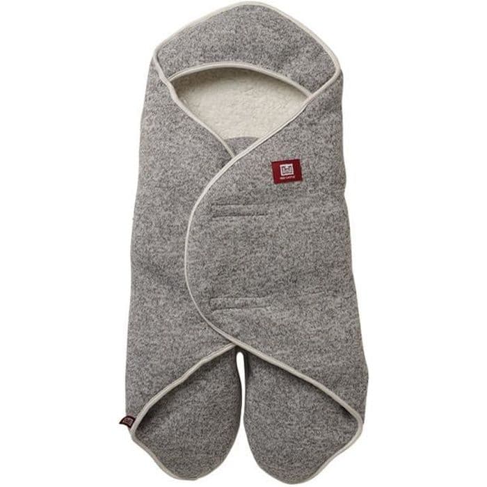 Red Castle babynomade filt 0-6 månader ljunggrå-vit