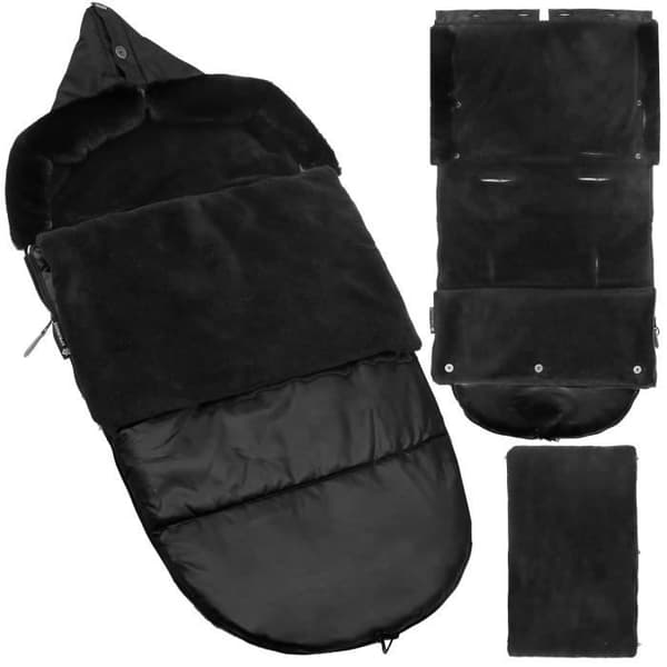 SPRINGOS® Vinterfotpåse för barnvagn, släde och babysits 40 x 80 cm
