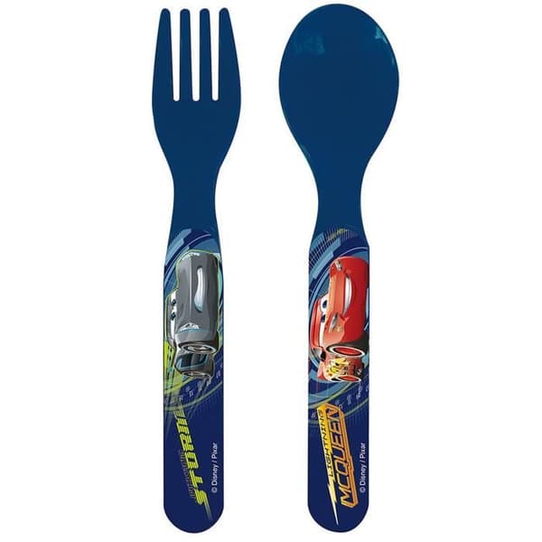 Disney Cars-3 Bestickset - Blå - Längd 2,5 cm - Bredd 0,5 cm - Höjd 13,5 cm