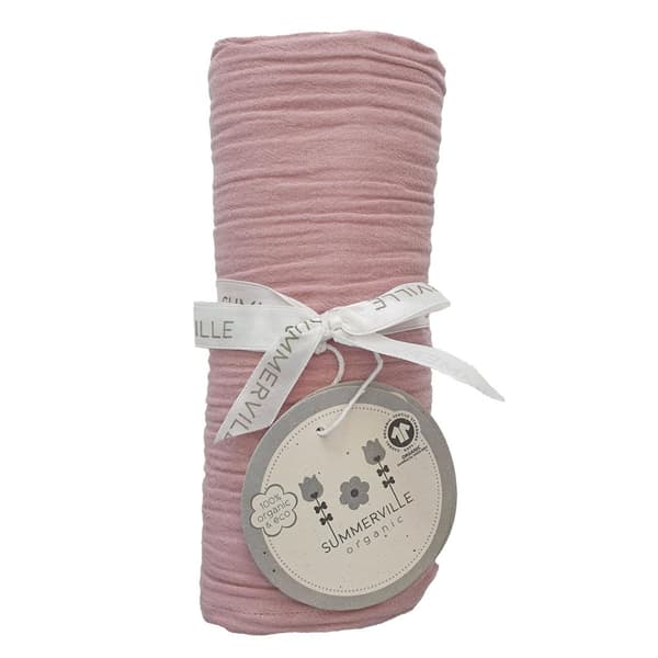 Ekologisk Babyfilt Krinklad Pale Mauve - Babynord
