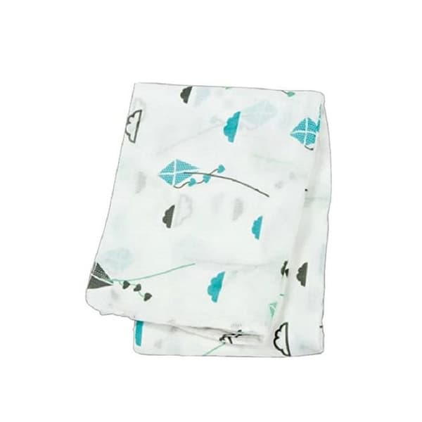 Lulujo - Bambu swaddle - Blå drake - ELEMENT FÖR BARN