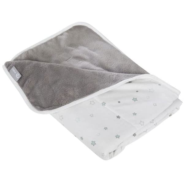 ROBA Babyfilt "Star Magic" Dubbelsidig - Stjärntryck - 80x80 cm - Unisex