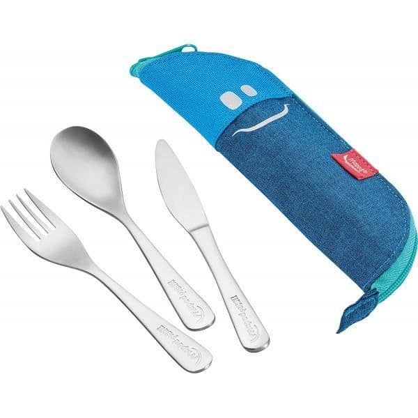 Barnbestickset - MAPED - Gaffel, Sked, Kniv - Rostfritt stål
