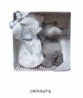 Miniatyrbild 3 av 4: Duffi baby - 5512-11 - Filt och plysch, 90 x 75 cm, Silver Color Master Baby Home, S.L.