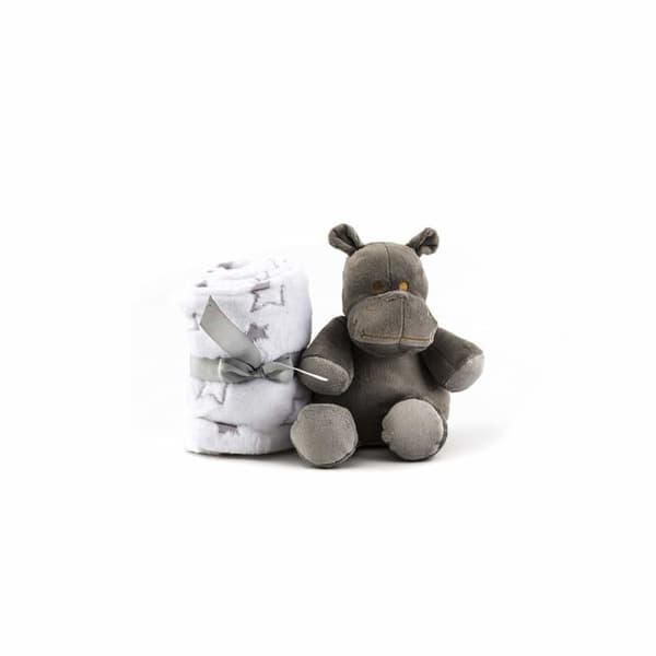 Duffi baby - 5512-11 - Filt och plysch, 90 x 75 cm, Silver Color Master Baby Home, S.L.