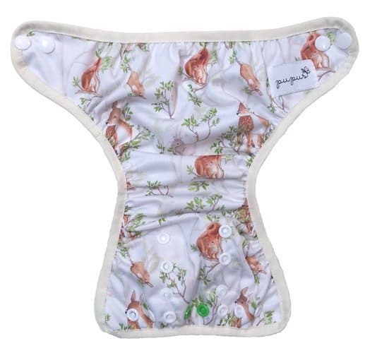 Swaddled med piping - DAG I SKOGEN nyfödd 3-8kg