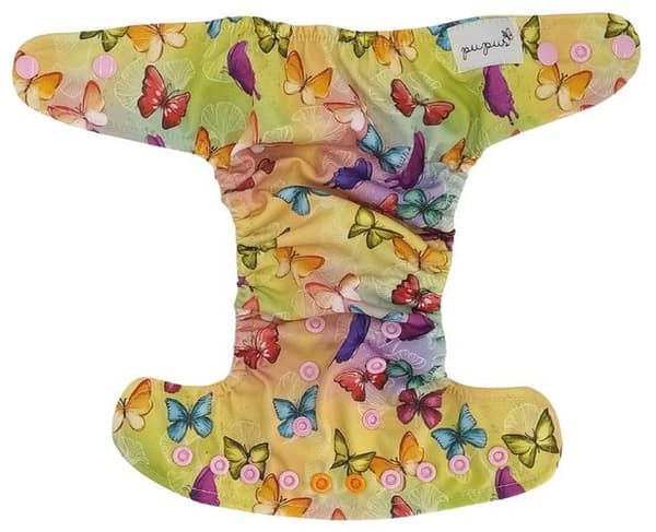 MINI OS enkelrads linda 4-11kg FJÄRILAR