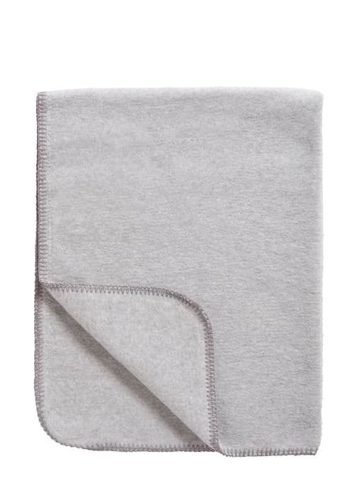 Meyco Baby Uni täcke för barnsäng - vävt - grå melange - 75x100cm - 1.0 TOG