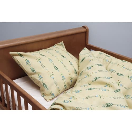 By Mats - Bed Linen Junior Size 100 x 140 cm - Flower Stripe (MAT115)