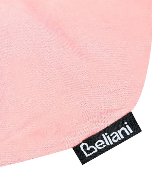 Vendbar babykokon i pink og beige bomuld 55 x 90 cm til nyfødte og spædbørn