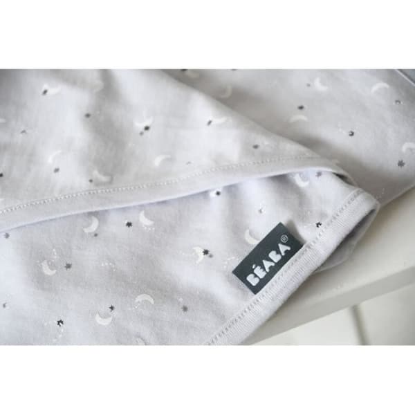 BÉABA - Miracle Blanket™ - Filtret för inbäddning - 100% Bomull - 0-3Månader - Måne&Stjärnor