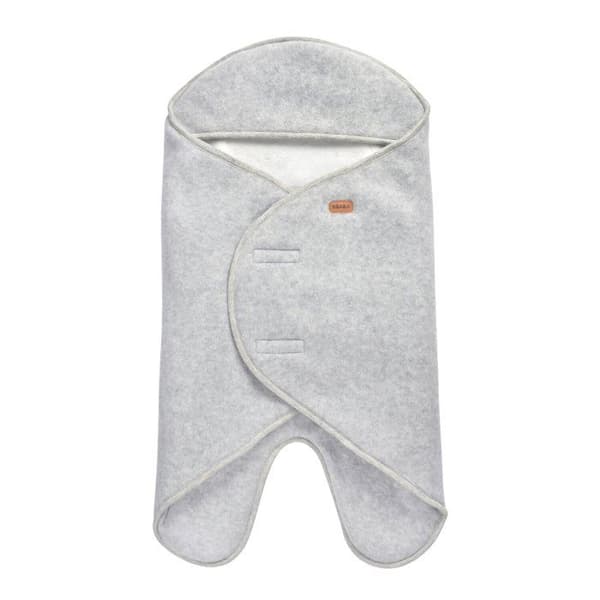 Babynomade® dubbel fleece Grå melerad